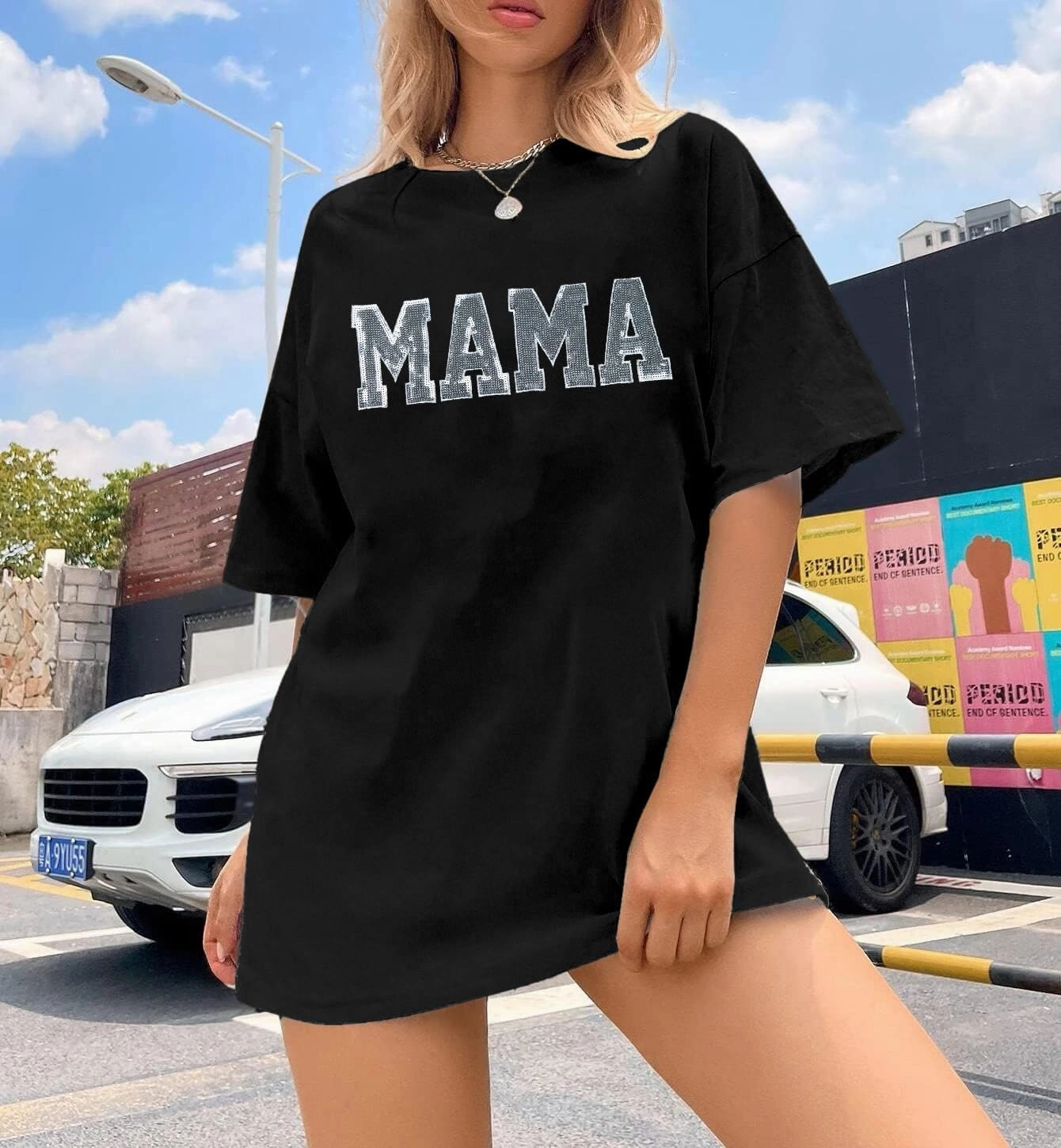 Anti Social Mom Club Shirt Oversized Mama Shirts Funny Mom Life Graphic Tee Casual Short Sleeve Tops