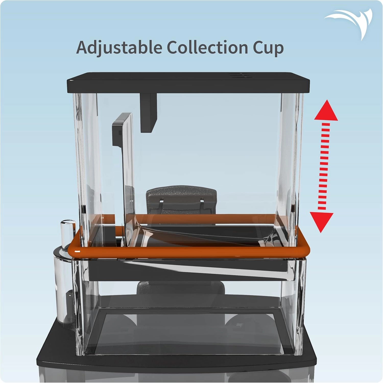 AQUATICLIFE 151 Mini Protein Skimmer for Saltwater Aquariums, Small Nano Tanks, Internal Aquarium Filter 40 Gallon