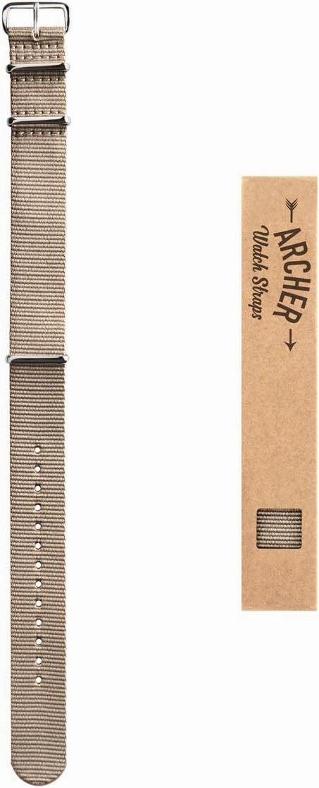 Archer Watch Straps - Classic Military Style Nylon Watch Bands