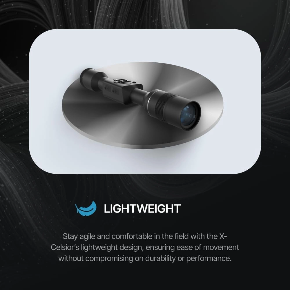 ATN Night Vision Scope - Ultra Sensitive Night Vision Sensor, HD Display - Premium Night Vision Scope for Precision and Clarity in Low-Light Conditions