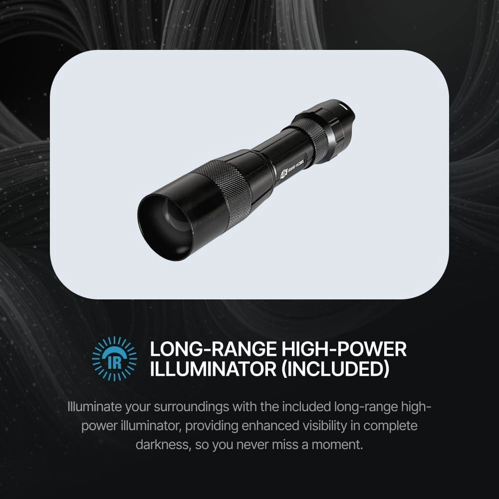 ATN Night Vision Scope - Ultra Sensitive Night Vision Sensor, HD Display - Premium Night Vision Scope for Precision and Clarity in Low-Light Conditions