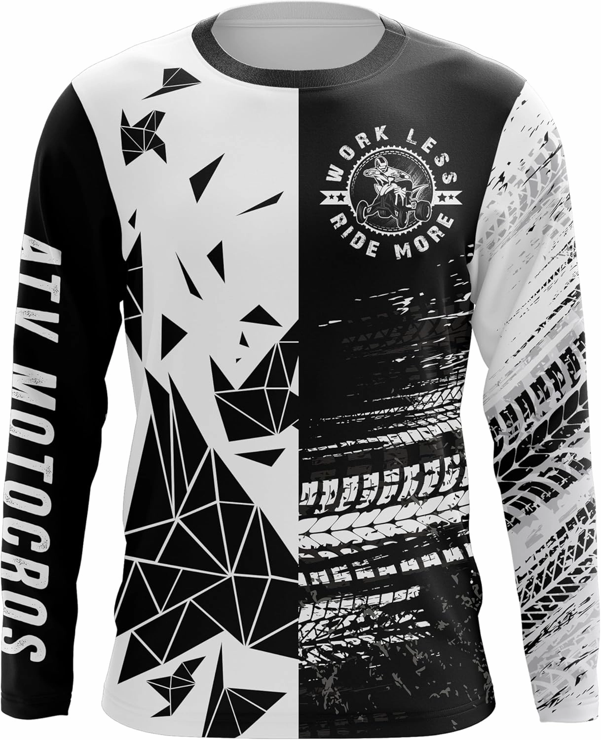 ATV Motocross Racing Jersey Youth ATV Quad Bike Shirt UPF30  Motorcycle Kid Men Women Extreme Off-Road Racing Jersey MX01