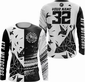 ATV Motocross Racing Jersey Youth ATV Quad Bike Shirt UPF30  Motorcycle Kid Men Women Extreme Off-Road Racing Jersey MX01