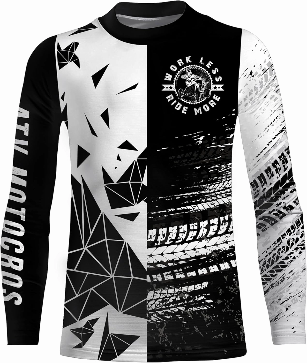 ATV Motocross Racing Jersey Youth ATV Quad Bike Shirt UPF30  Motorcycle Kid Men Women Extreme Off-Road Racing Jersey MX01