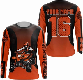 ATV Motocross Racing Jersey Youth ATV Quad Bike Shirt UPF30  Motorcycle Kid Men Women Extreme Off-Road Racing Jersey MX01