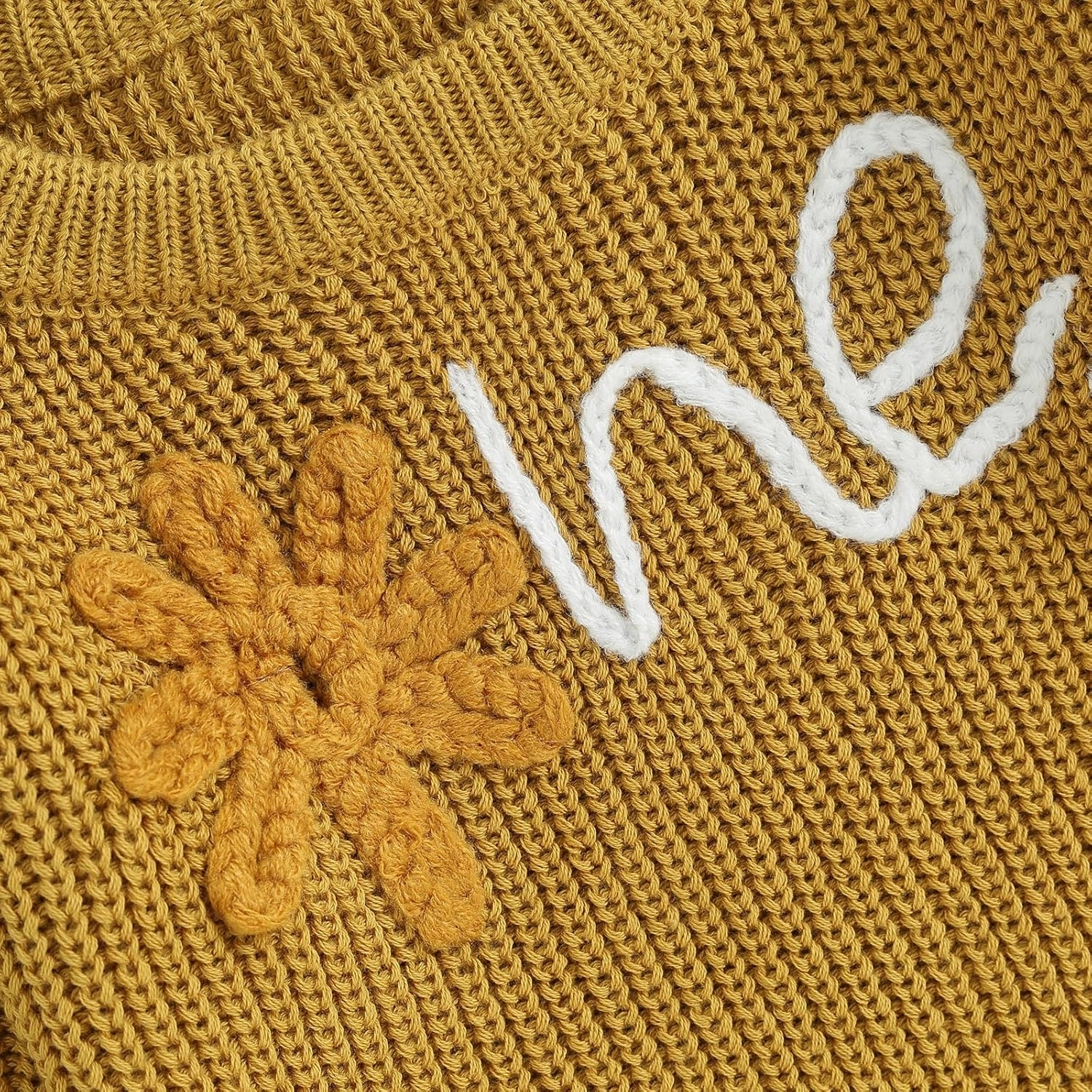 Baby Girl Boy First Birthday Outfit Embroidery Sweater Pullover Oversized Knit 1st Birthday Winter Cute Clothes