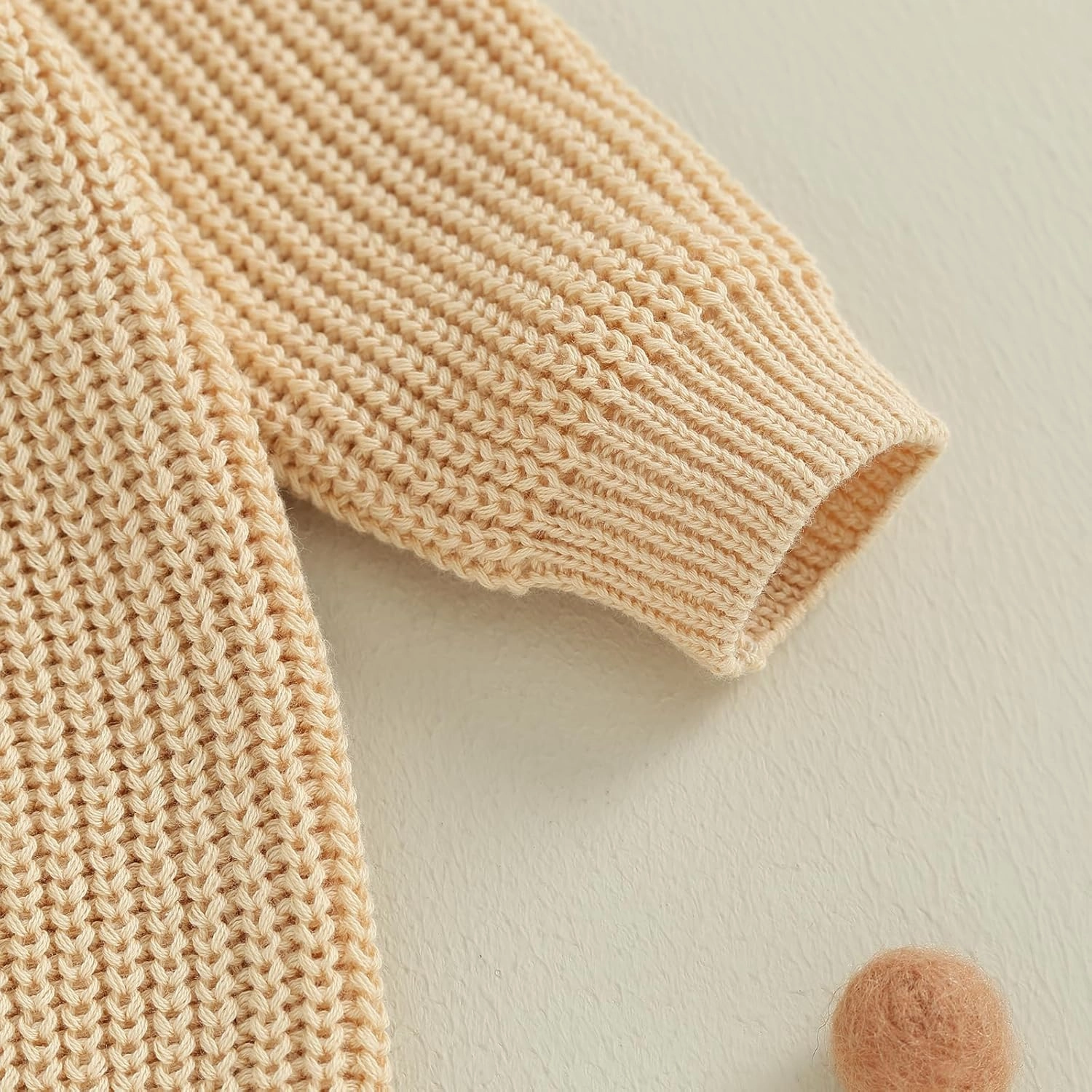 Baby Girl Boy First Birthday Outfit Embroidery Sweater Pullover Oversized Knit 1st Birthday Winter Cute Clothes
