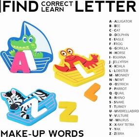 Bath Foam Alphabet Letters Toys - Non-Toxic Bathtub ABC Letters for Kids Toddlers - Premium Educational Floating Animals Puzzles with Toy Organizer for Baby Boys Girls - Set of 52 Pcs
