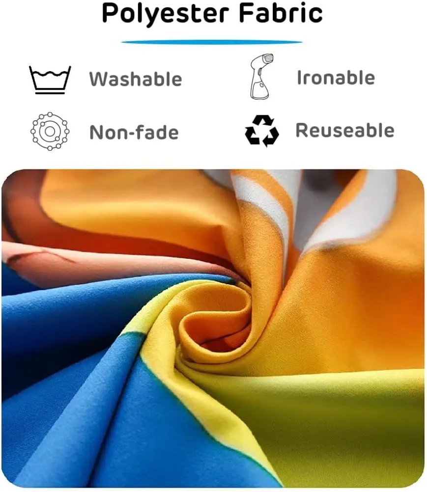 BELECO Fabric Ocean Waves Photography Backdrop - 10x6.5ft Tropical Blue Wave Surfing Water Sport Background for Children Baby Surfing Birthday Party Decor