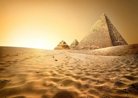 BELECO 10x8ft Fabric Ancient Egypt Pyramids Backdrop for Photography Desert Pyramid Scene Ancient Civilization Egyptian Backdrop Egypt Party Decorations Photo Studio Props Background Wallpaper