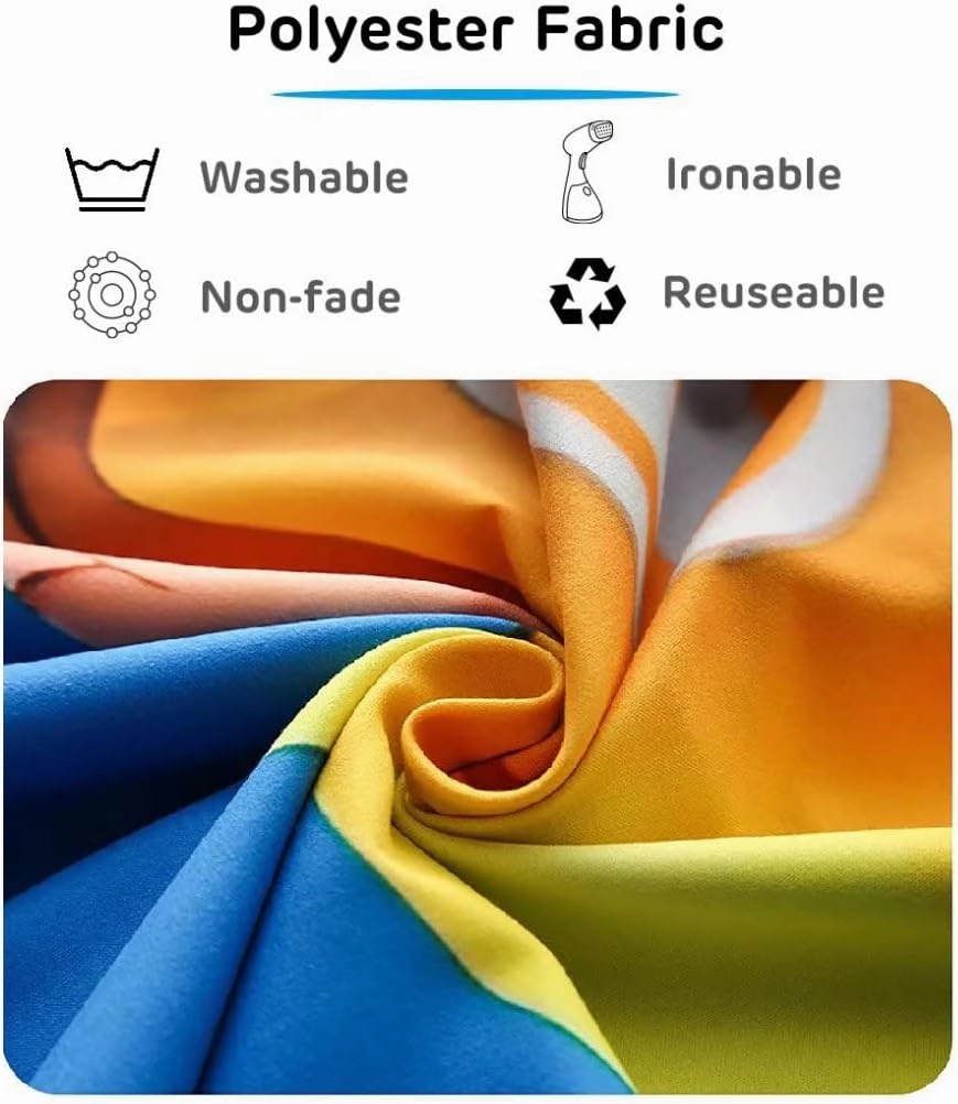 BELECO 9x6ft Fabric Ocean Waves Photography Backdrop Tropical Summer Blue Sea Splashing Wave Backdrop Surfing Wave Water Sport Background Children Baby Surfing Birthday Party Photoshoot Props