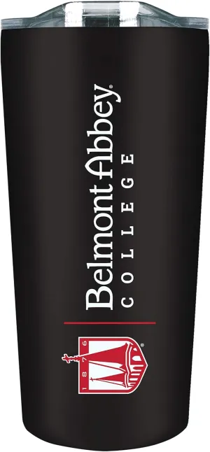 Belmont Abbey College Double Walled Soft Touch Tumbler, Design-1 - Black