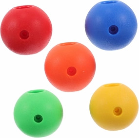 BESTonZON 5pcs Boy Climbing Rope with Hole Beads Outdoor Training Accessories for Boys and Girls for Gardens Parks and School Playgrounds