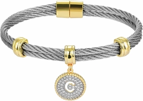 BIJOUX BOBBI [Luxury Packaging Alphabets Initial Wire Bracelets & Necklaces - Quality Guaranteed