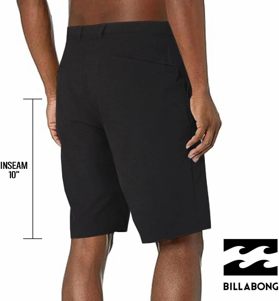 Billabong Big and Tall Shorts for Men – Hybrid Stretch Board Shorts Quick Dry Crossfire Submersible
