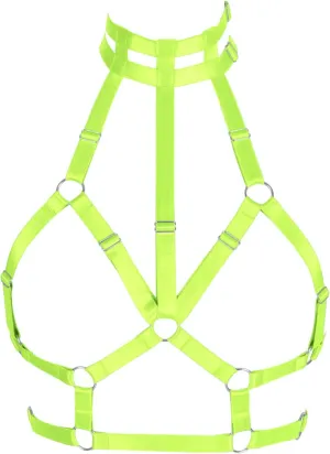 Body Harness for Women Bra Lingerie cage Punk Plus Size Chest Strap Belts Halloween Festival Rave Photography Dance