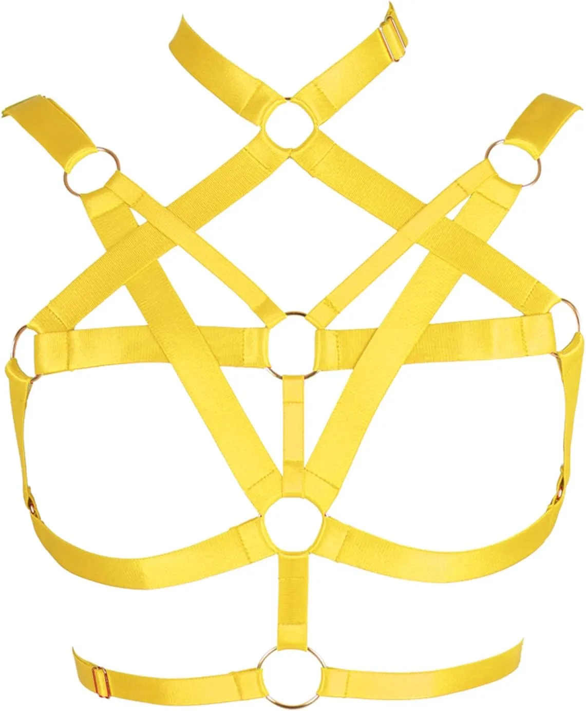 Body Harness for Women Bra Lingerie cage Top Punk Plus Size Chest Strap Belts Halloween Festival Rave Photography Dance