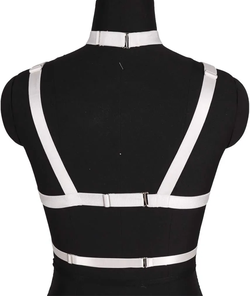 Body Harness for Women Bra Lingerie cage Top Punk Plus Size Chest Strap Belts Halloween Festival Rave Photography Dance