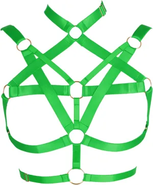 Body Harness for Women Bra Lingerie cage Top Punk Plus Size Chest Strap Belts Halloween Festival Rave Photography Dance