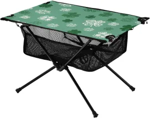 Bolaz Outdoor Folding Portable Picnic Camping Table-Clover Leaf Pattern,Storage Mesh for Camping Gear Accessories, Hiking, Mountaineering, Outdoor Travel