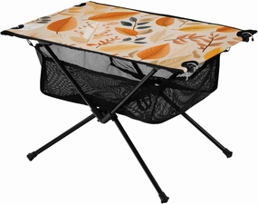 Bolaz Outdoor Folding Portable Picnic Camping Table-Autumn Leaves2,Storage Mesh for Camping Gear Accessories, Hiking, Mountaineering, Outdoor Travel