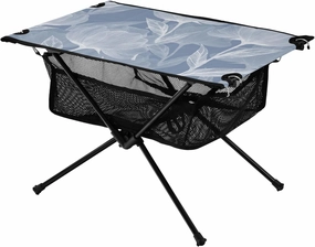 Bolaz Outdoor Folding Portable Picnic Camping Table-Blue Flower Pattern10,Storage Mesh for Camping Gear Accessories, Hiking, Mountaineering, Outdoor Travel