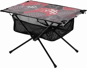 Bolaz Outdoor Folding Portable Picnic Camping Table-Leaf Pattern 9,Storage Mesh for Camping Gear Accessories, Hiking, Mountaineering, Outdoor Travel