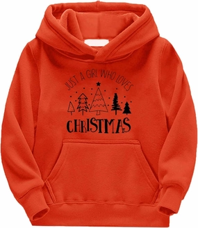 Boys Girls Christmas Clothes Kids Hoodie Sweatshirt Long Sleeve Funny Graphic Oversized Sweater Pullover