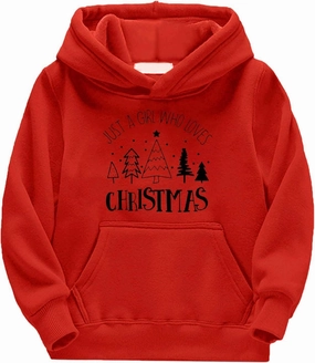 Boys Girls Christmas Clothes Kids Hoodie Sweatshirt Long Sleeve Funny Graphic Oversized Sweater Pullover