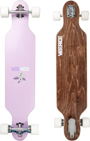 BrakeBoard - Longboard with a Brake! Drop-Through Longboard Skateboard with a Brake. Premium Maple Longboard for Cruising & Downhill. As Seen On Shark Tank!