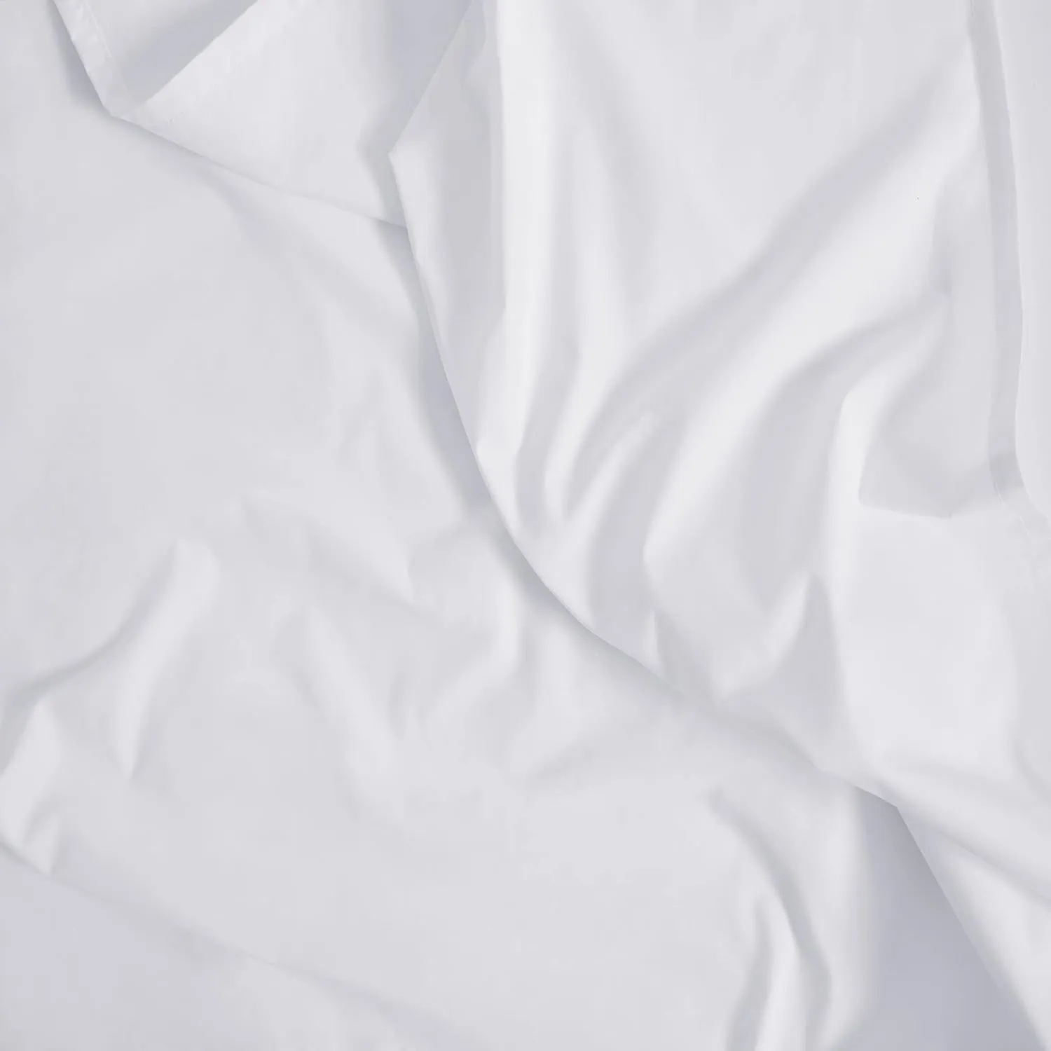 Brooklinen Luxury Sateen 3 Piece Sheet Set - No Flat Sheet Set, 100% Cotton, California King Size in White - 1 Fitted Sheet and 2 Pillowcases | Best Luxury Sheets