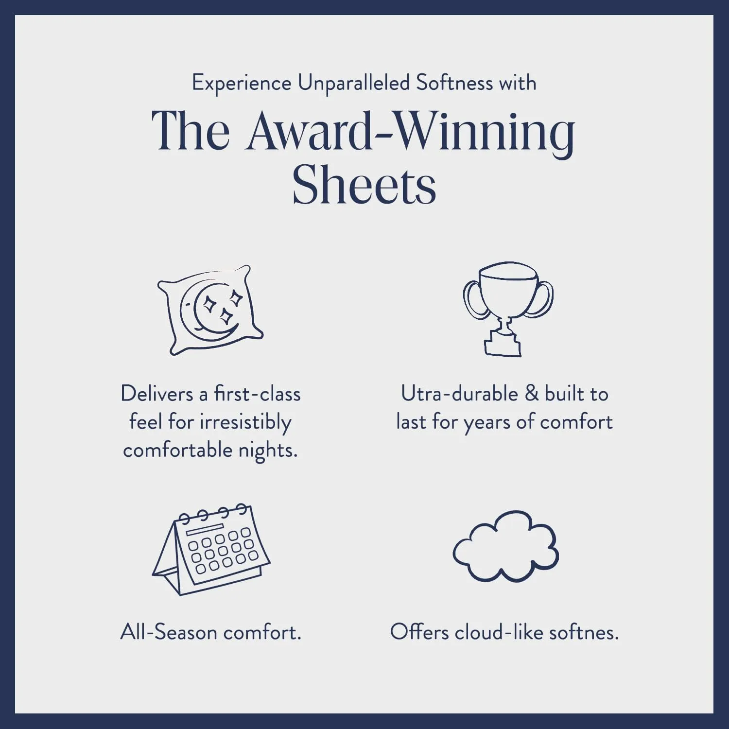 Brooklinen Luxury Sateen 4 Piece Queen Size Sheets Set in White - 100% Cotton Sateen Sheets - 1 Fitted Sheet, 1 Flat Sheet, 2 Pillowcases