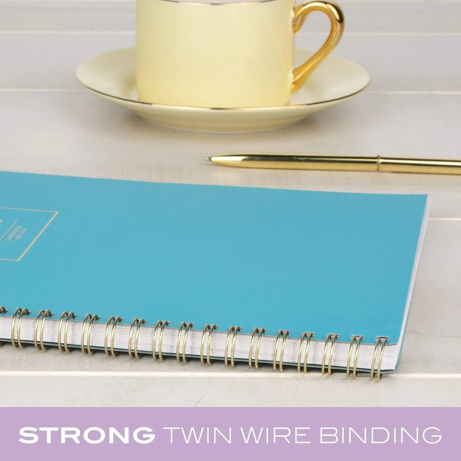 Cambridge Meeting Notebook, Journal, 9-1/2" x 6-5/8 ", Legal Ruled, 80 Sheets, WorkStyle, Fashion, Teal (49587)