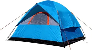 Camping Tent Waterproof,1/2 Person Ultralight Backpacking Tent - 4 Season Lightweight Waterproof Camping Tent for Outdoor Camping, Hiking,Mountaineering,3KG (Color : Green) (Blue)
