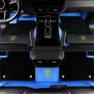 Car Floor Mats for Lamborghini Gallardo LP 570-4 Blancpain LP570-4 2011, All-Weather Protection Floor Liners Full Coverage Pads Carpets Floor Protection Underlay Accessories,C