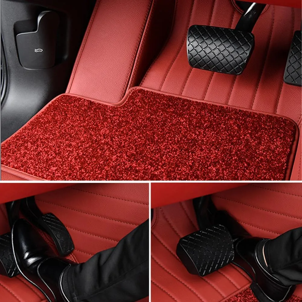 Car Floor Mats for Lamborghini Gallardo LP 570-4 Blancpain LP570-4 2011, All-Weather Protection Floor Liners Full Coverage Pads Carpets Floor Protection Underlay Accessories,C