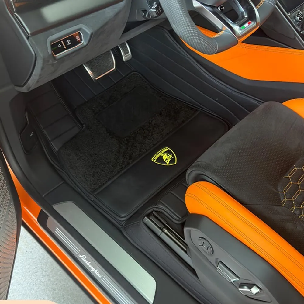 Car Floor Mats for Lamborghini Gallardo LP 570-4 Blancpain LP570-4 2011, All-Weather Protection Floor Liners Full Coverage Pads Carpets Floor Protection Underlay Accessories,C