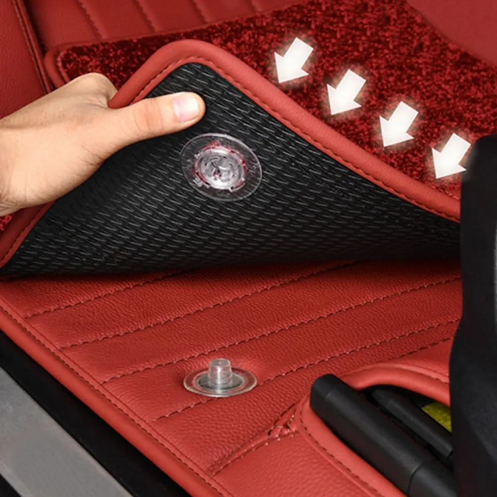 Car Floor Mats for Lamborghini Gallardo LP 570-4 Blancpain LP570-4 2011, All-Weather Protection Floor Liners Full Coverage Pads Carpets Floor Protection Underlay Accessories,C