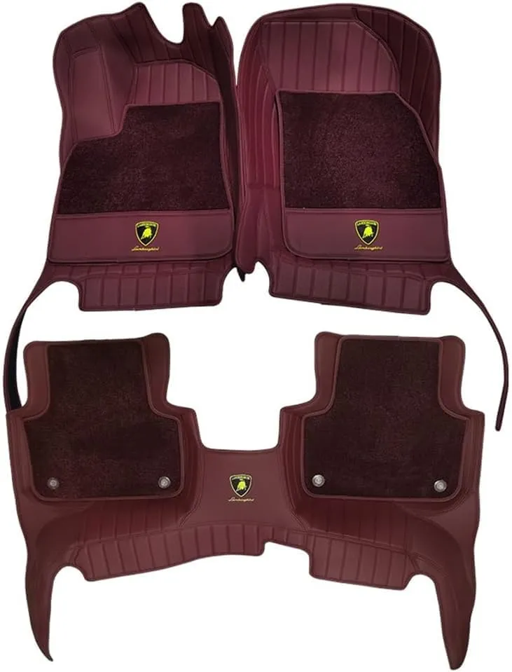 Car Floor Mats for Lamborghini Gallardo LP 570-4 Blancpain LP570-4 2011, All-Weather Protection Floor Liners Full Coverage Pads Carpets Floor Protection Underlay Accessories,C