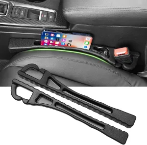 Car Seat Gap Filler Storage Bag for Subaru 2024 Forester Outback Legacy BRZ WRX Impreza 2011-2018 LEVORG Ascent SOLTERRA 2019 2020 2021 2022 2023 2024 2025 Subaru Rex Truck Console Accessories