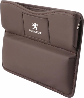 Car Seat Gap Filler Organizer for Peugeot 106 I (1A/C) 1991 1992 1993 1994 1995 1996, Car Seat Crevice Storage Box Car Accessories,Brown