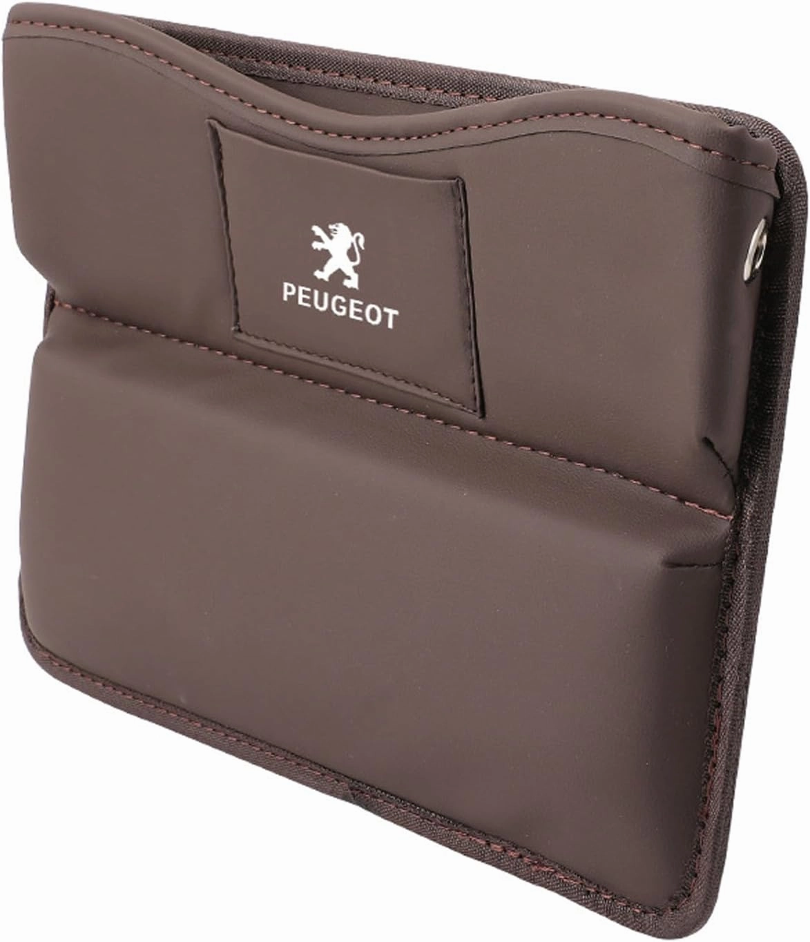 Car Seat Gap Filler Organizer for Peugeot 106 I (1A/C) 1991 1992 1993 1994 1995 1996, Car Seat Crevice Storage Box Car Accessories,Brown