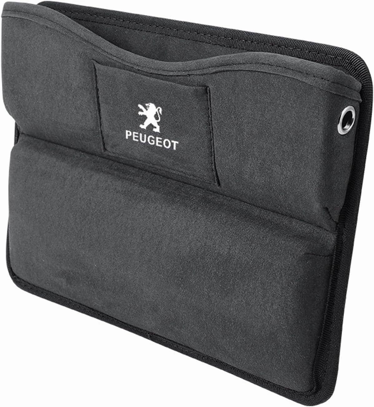 Car Seat Gap Filler Organizer for Peugeot 107 (Phase III, 2012) 5-Door 2012 2013 2014, Car Seat Crevice Storage Box Car Accessories,Grey