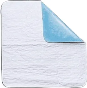 Cardinal Health Essentials Reusable Underpad for Incontinence Protection on Beds, Furniture - Machine Washable for Seniors or Pets, 34 in x 36 in, 10 Count