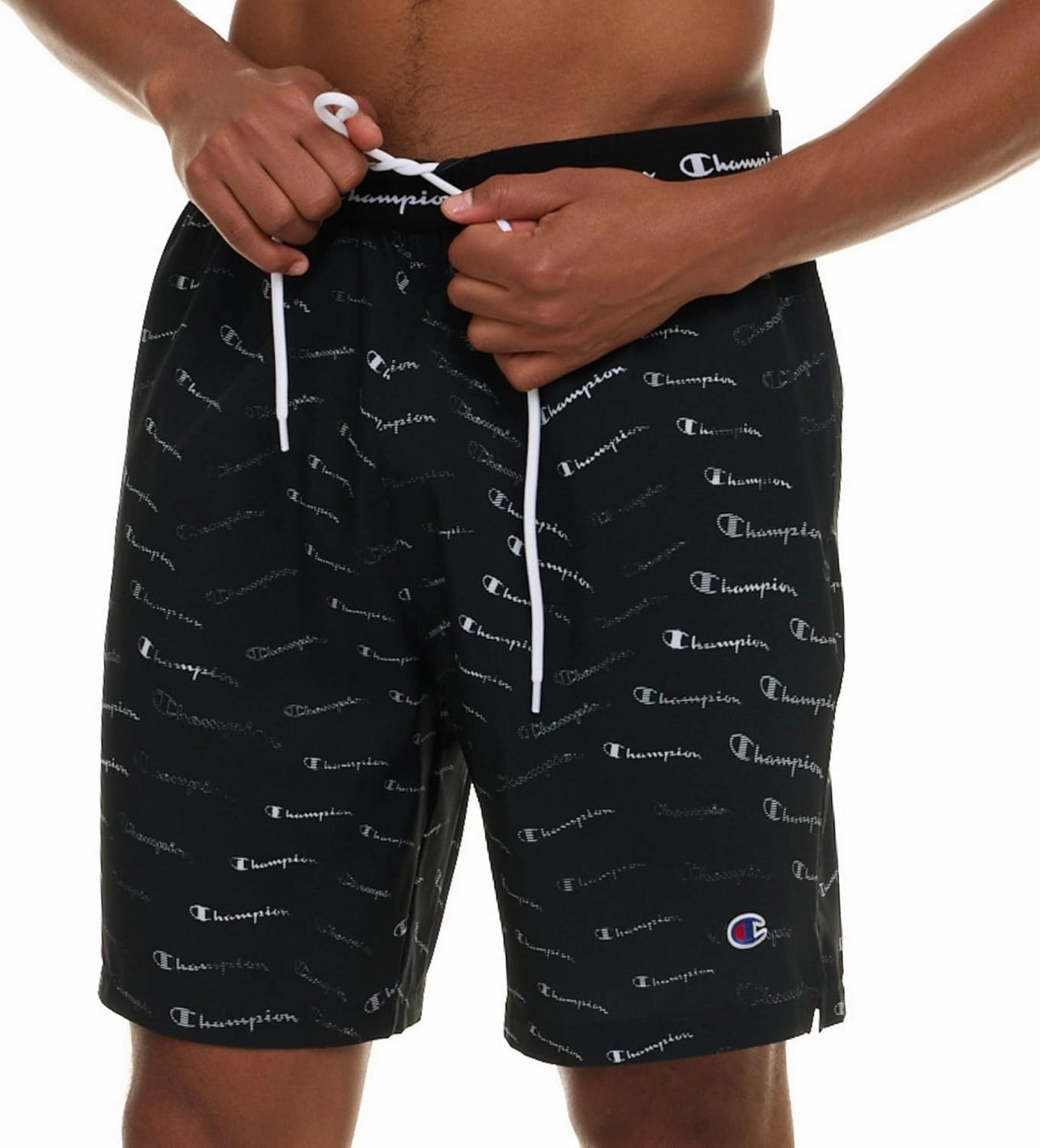Champion Mens Swim Trunks with Mesh Liner, Quick Drying Mens Bathing Suit, Board Shorts for Swimming and Beach