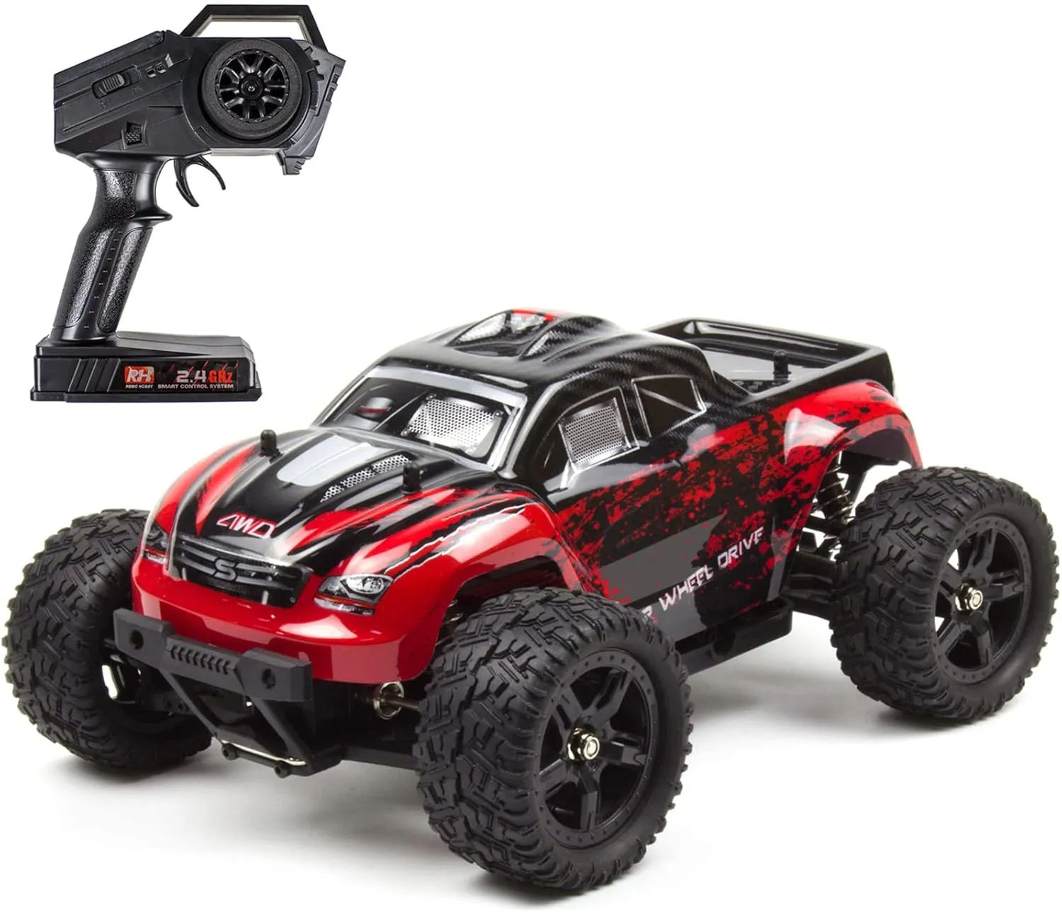 Cheerwing 1:16 Scale All Terrain RC Car, 40KM/H High Speed 4WD Remote Control Monster Truck, 4X4 Off-Road Truck