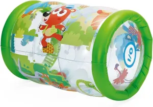 Chicco Musical Roller, Inflatable Crawling Roller, 2-in-1 Scalable Coordination Toy, Fun Sound Effects, Jungle Theme, Vivid Colors, Toys for 6 Months to 3 Years