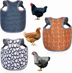Chicken Saddle for Hens - Chicken Aprons for Hens With Adjustable Straps, Chicken Aprons & Vest Jacket for Hens