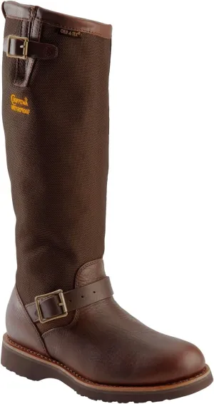 Chippewa Men's Pitstop Pull On Waterproof Snake Boot Soft Toe Briar 9.5 EE US