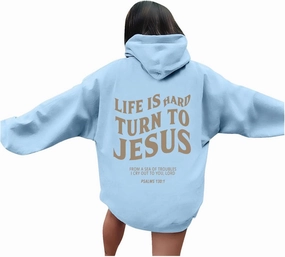 Christian Hoodies for Women Religious Sayings There Is Poner In The Name of Jesus Loves You Preppy Pullovers Spirit Casual Graphic with Hood Letter Women's Bible Faith Quote Gifts Cross